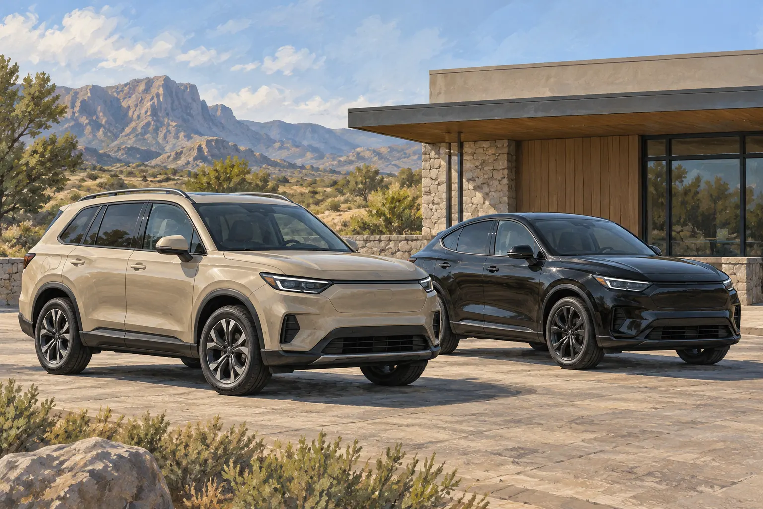 SUV und SUV-Coupé zum Karosserievergleich.